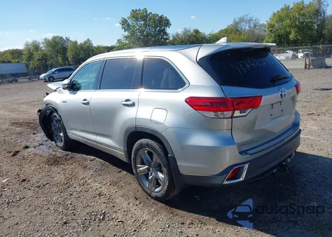 2017 Toyota Highlander Hybrid Limited Platinum z USA, uszkodzony, nr VIN 5TDDGRFH9HS031688